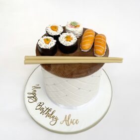 Sushi cake